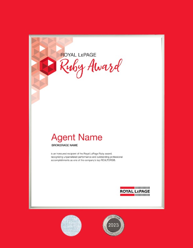 Refill - Royal LePage Ruby Award